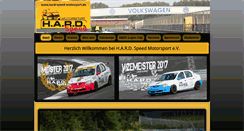Desktop Screenshot of hard-speed-motorsport.de