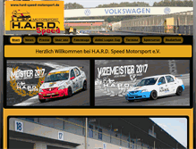 Tablet Screenshot of hard-speed-motorsport.de